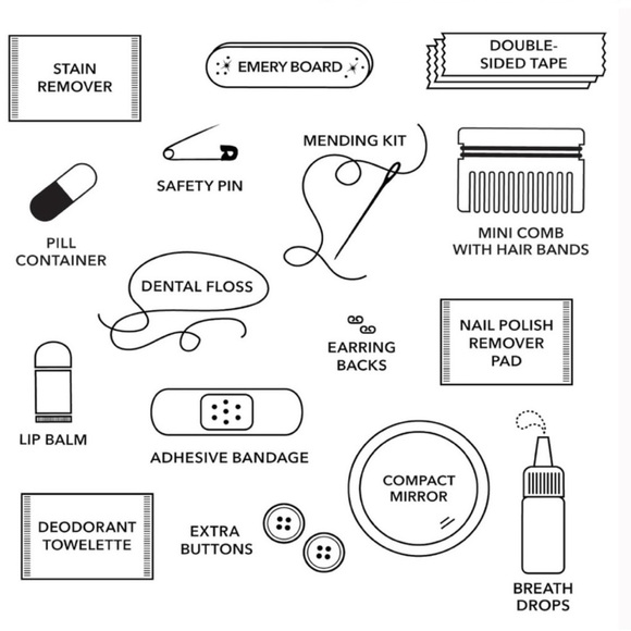 NIP Pinch Provisions - 17 piece Minimergency Puffer Kit (in Aura) - Picture 4 of 5
